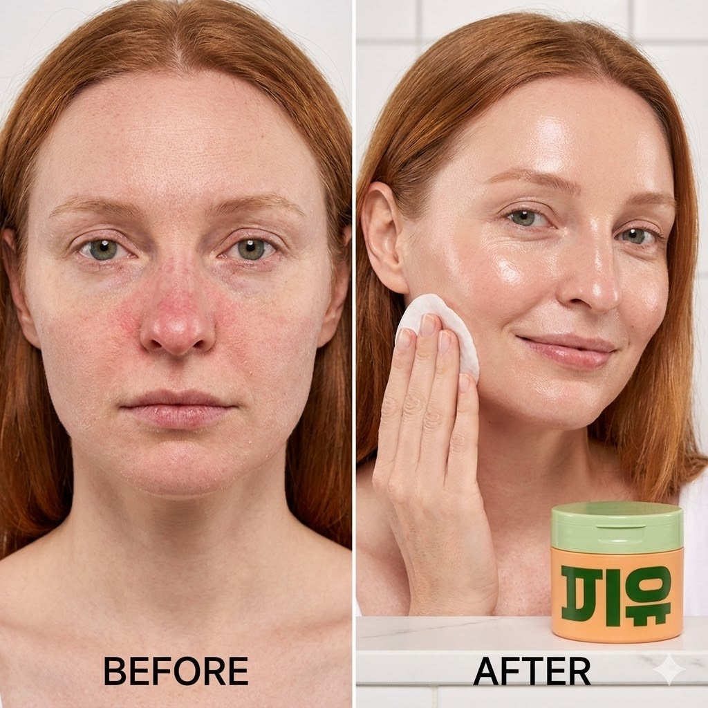 Toning Polish Pads – Korean Skincare for Dark Spots, Wrinkles & Dull Skin